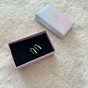 Sterling Silver Teardrop Hook Earrings - Sleek Design